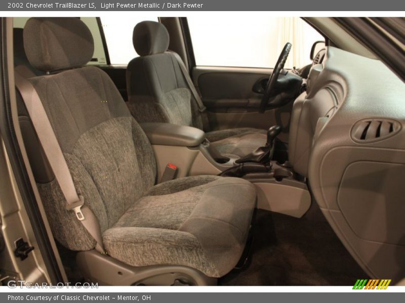 Light Pewter Metallic / Dark Pewter 2002 Chevrolet TrailBlazer LS