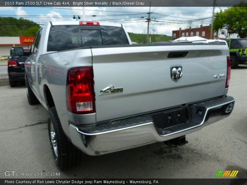 Bright Silver Metallic / Black/Diesel Gray 2013 Ram 2500 SLT Crew Cab 4x4