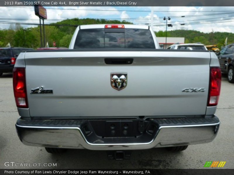 Bright Silver Metallic / Black/Diesel Gray 2013 Ram 2500 SLT Crew Cab 4x4