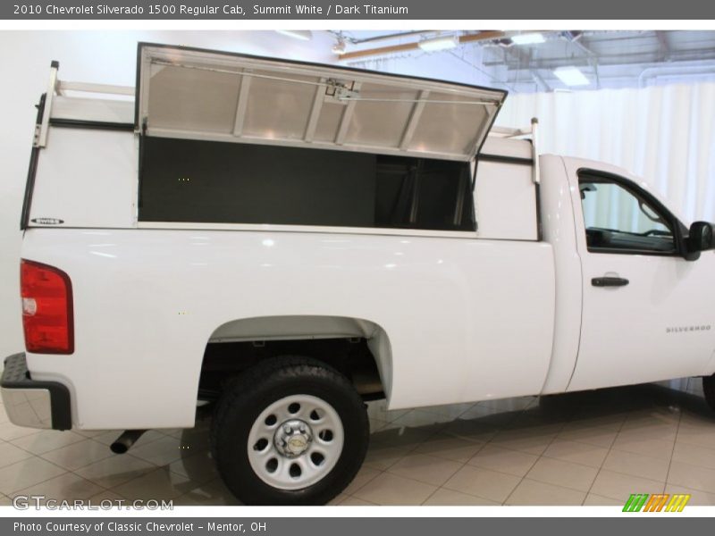 Summit White / Dark Titanium 2010 Chevrolet Silverado 1500 Regular Cab