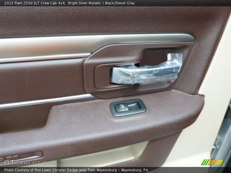 Bright Silver Metallic / Black/Diesel Gray 2013 Ram 2500 SLT Crew Cab 4x4