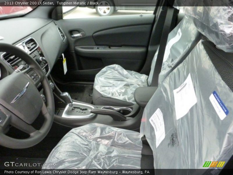 Tungsten Metallic / Black 2013 Chrysler 200 LX Sedan