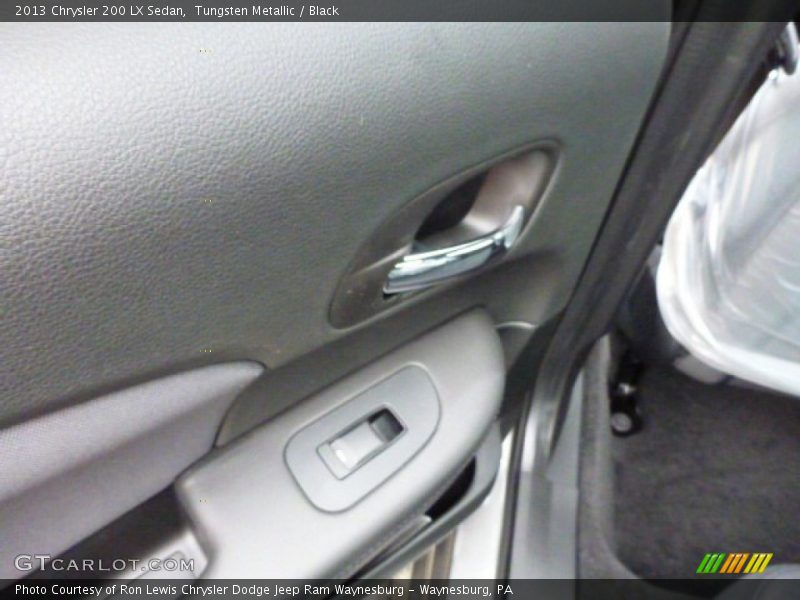 Tungsten Metallic / Black 2013 Chrysler 200 LX Sedan