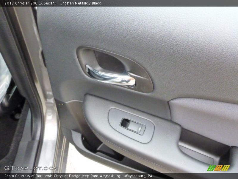 Tungsten Metallic / Black 2013 Chrysler 200 LX Sedan
