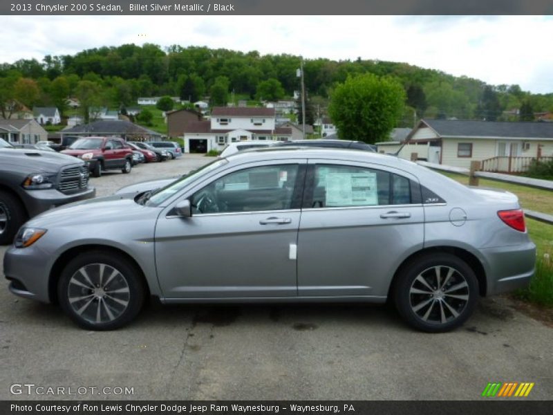 Billet Silver Metallic / Black 2013 Chrysler 200 S Sedan