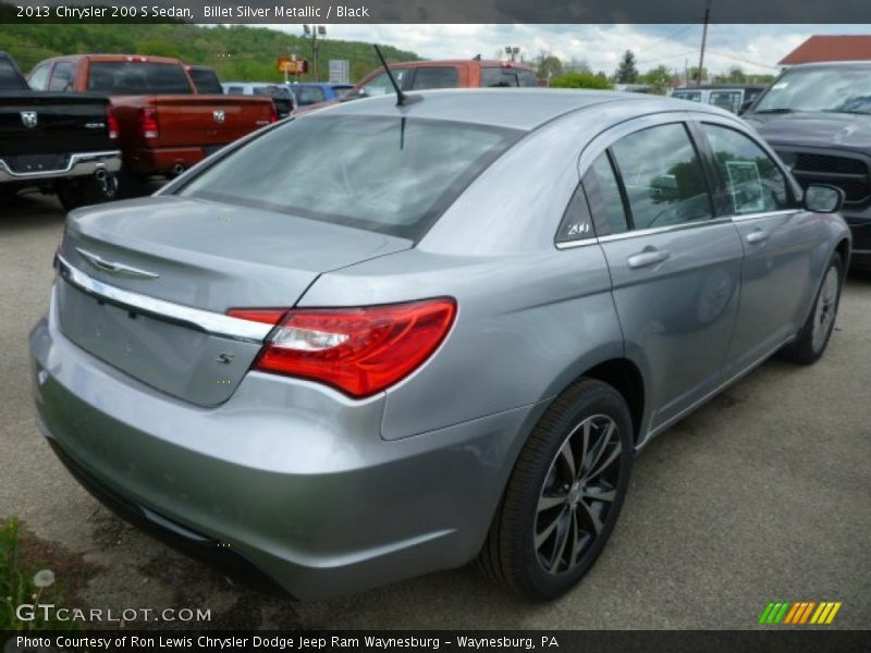 Billet Silver Metallic / Black 2013 Chrysler 200 S Sedan