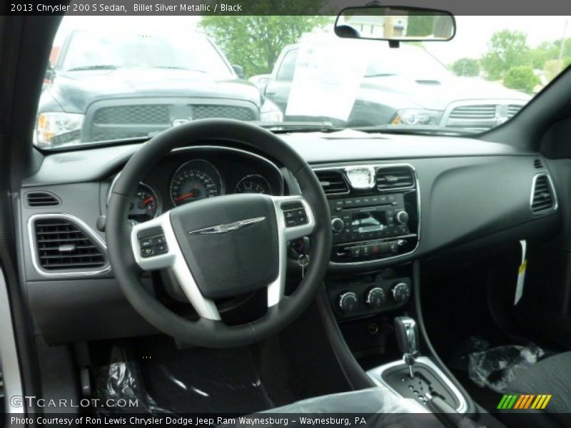 Billet Silver Metallic / Black 2013 Chrysler 200 S Sedan