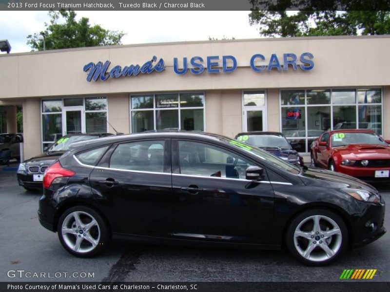 Tuxedo Black / Charcoal Black 2013 Ford Focus Titanium Hatchback