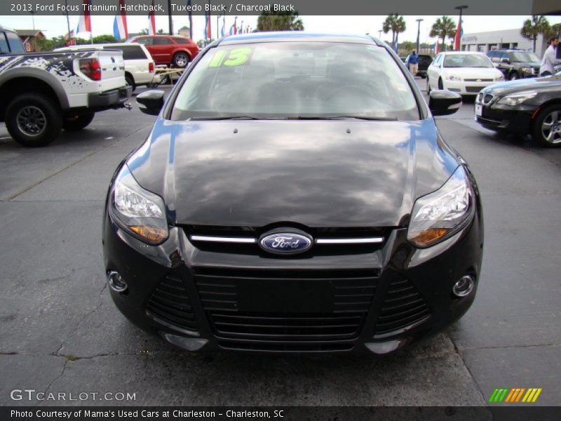 Tuxedo Black / Charcoal Black 2013 Ford Focus Titanium Hatchback