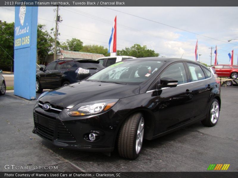 Tuxedo Black / Charcoal Black 2013 Ford Focus Titanium Hatchback