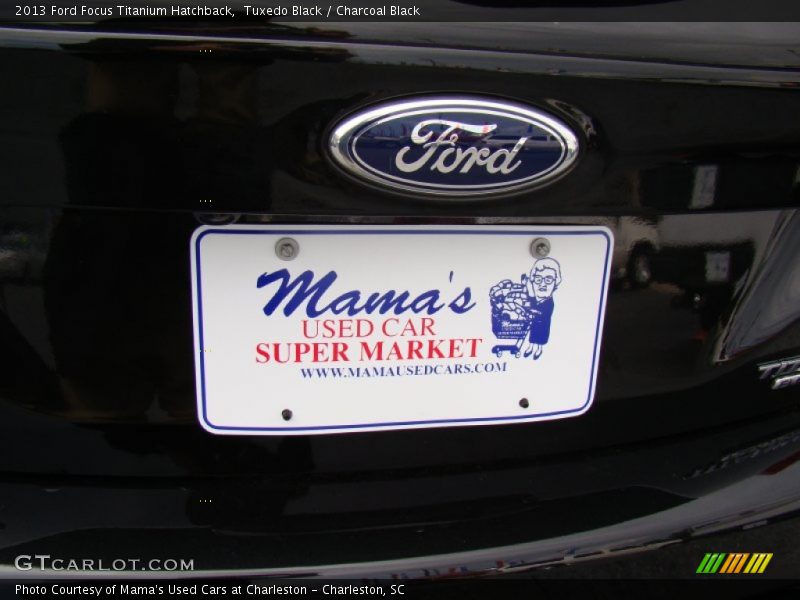 Tuxedo Black / Charcoal Black 2013 Ford Focus Titanium Hatchback