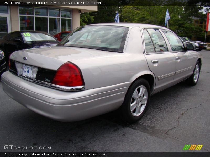 Silver Birch Metallic / Light Camel 2011 Ford Crown Victoria LX