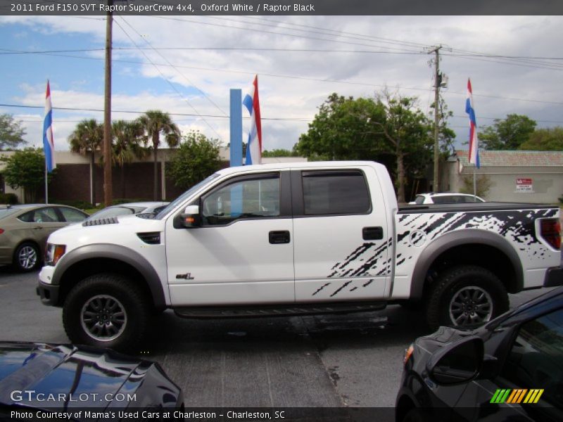 Oxford White / Raptor Black 2011 Ford F150 SVT Raptor SuperCrew 4x4
