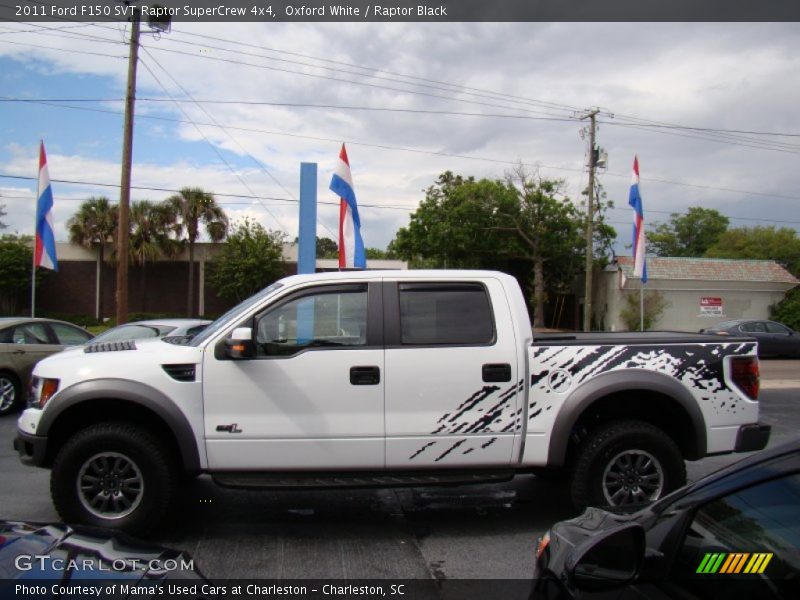 Oxford White / Raptor Black 2011 Ford F150 SVT Raptor SuperCrew 4x4