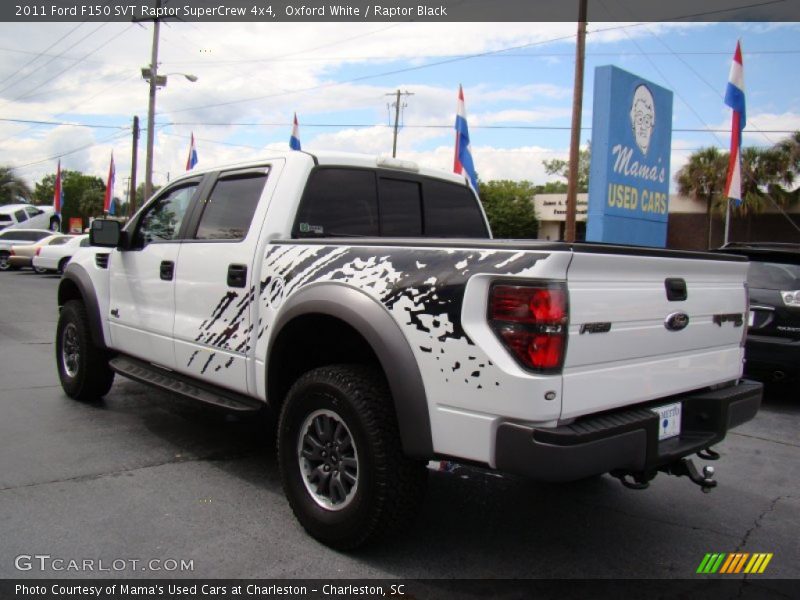 Oxford White / Raptor Black 2011 Ford F150 SVT Raptor SuperCrew 4x4