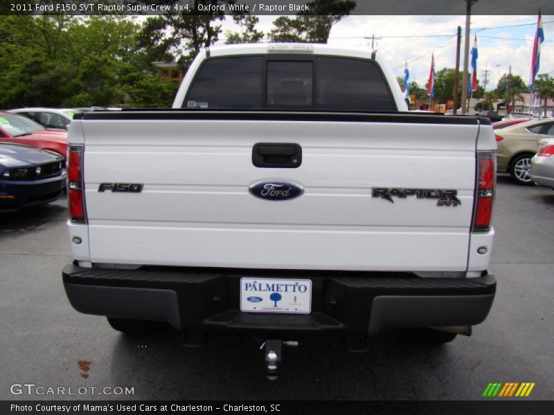 Oxford White / Raptor Black 2011 Ford F150 SVT Raptor SuperCrew 4x4