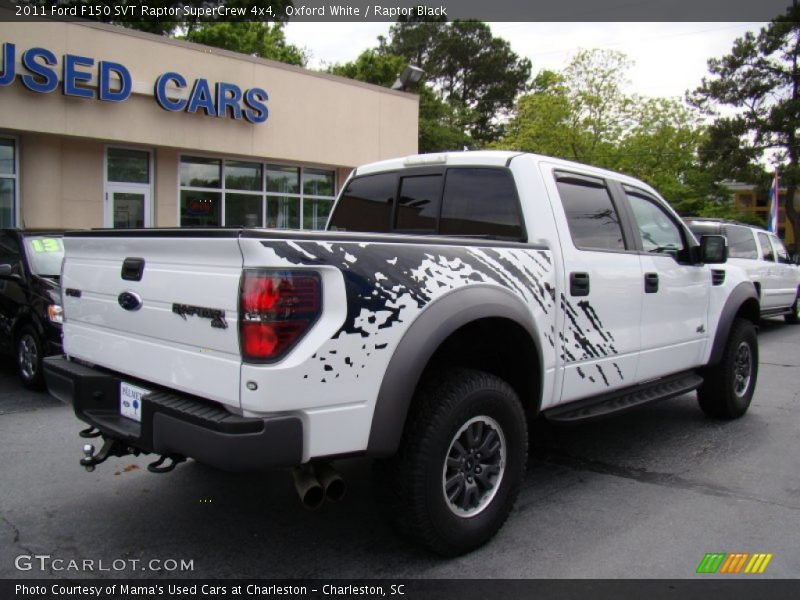 Oxford White / Raptor Black 2011 Ford F150 SVT Raptor SuperCrew 4x4