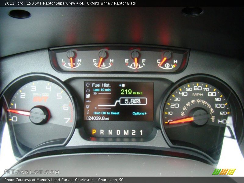 Oxford White / Raptor Black 2011 Ford F150 SVT Raptor SuperCrew 4x4