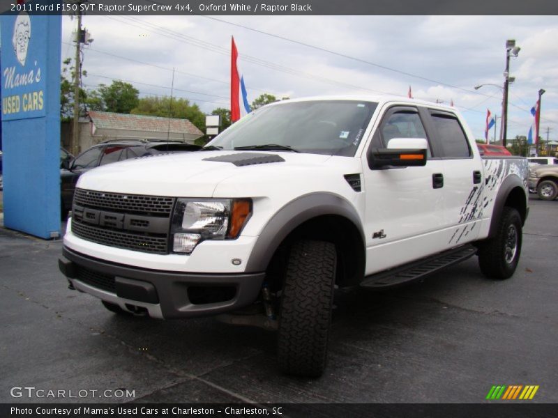 Oxford White / Raptor Black 2011 Ford F150 SVT Raptor SuperCrew 4x4