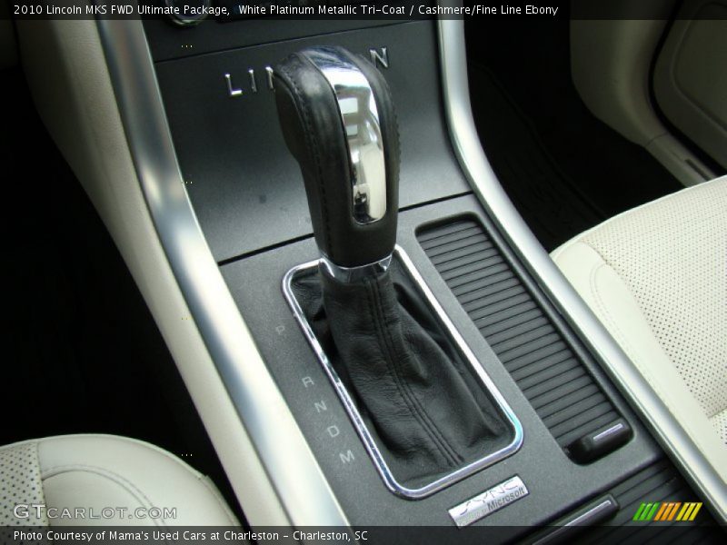 White Platinum Metallic Tri-Coat / Cashmere/Fine Line Ebony 2010 Lincoln MKS FWD Ultimate Package