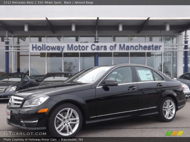 Black / Almond Beige 2013 Mercedes-Benz C 300 4Matic Sport