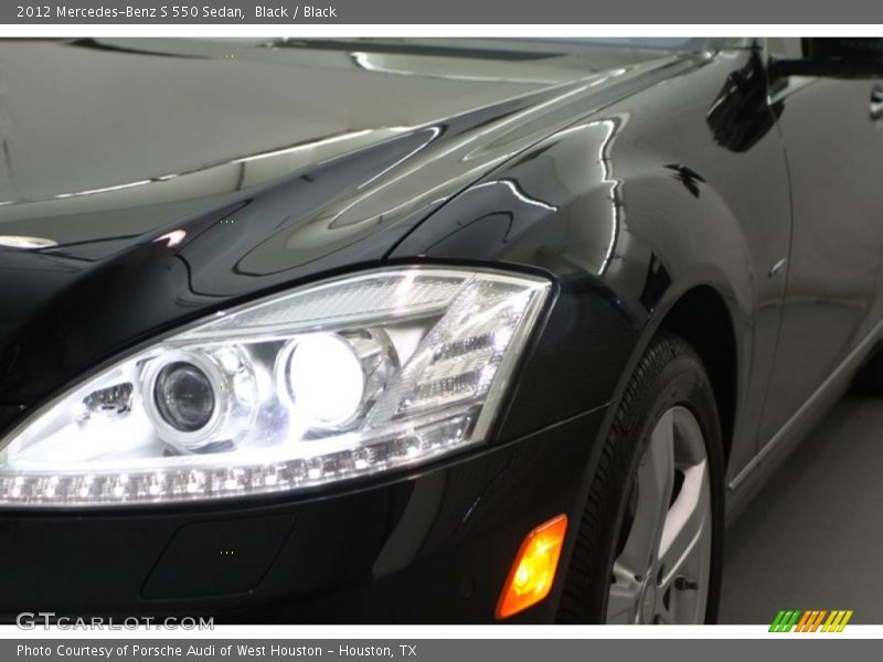 Black / Black 2012 Mercedes-Benz S 550 Sedan