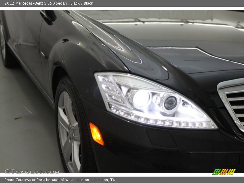 Black / Black 2012 Mercedes-Benz S 550 Sedan