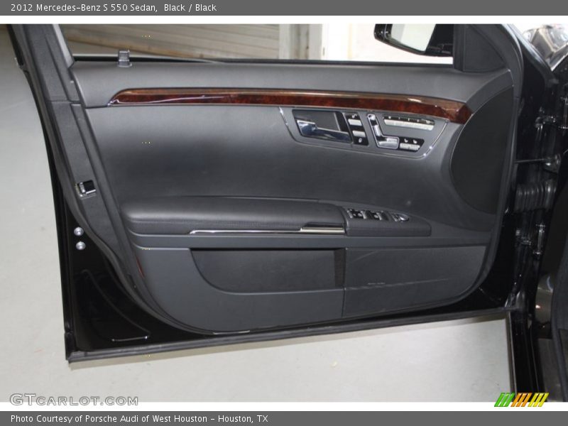 Black / Black 2012 Mercedes-Benz S 550 Sedan