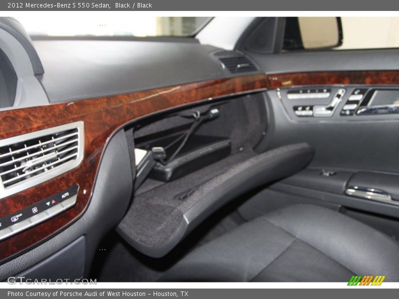 Black / Black 2012 Mercedes-Benz S 550 Sedan