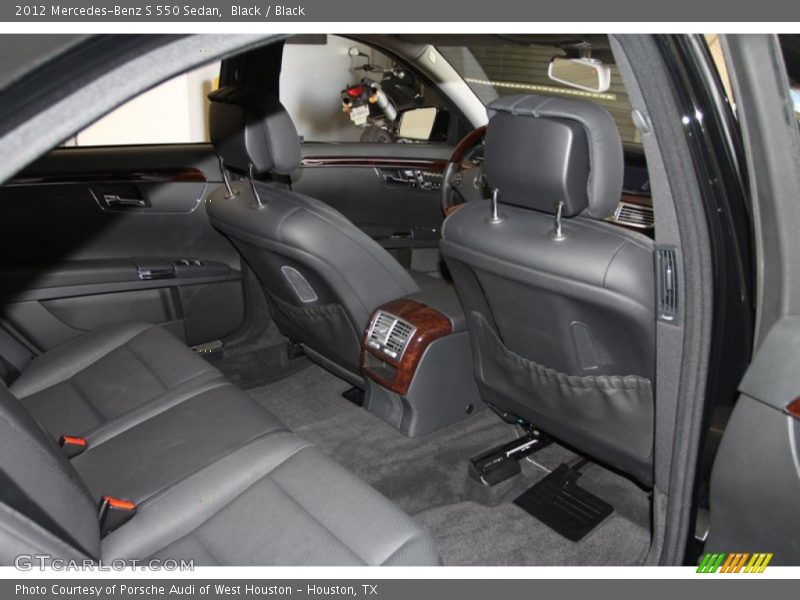 Black / Black 2012 Mercedes-Benz S 550 Sedan