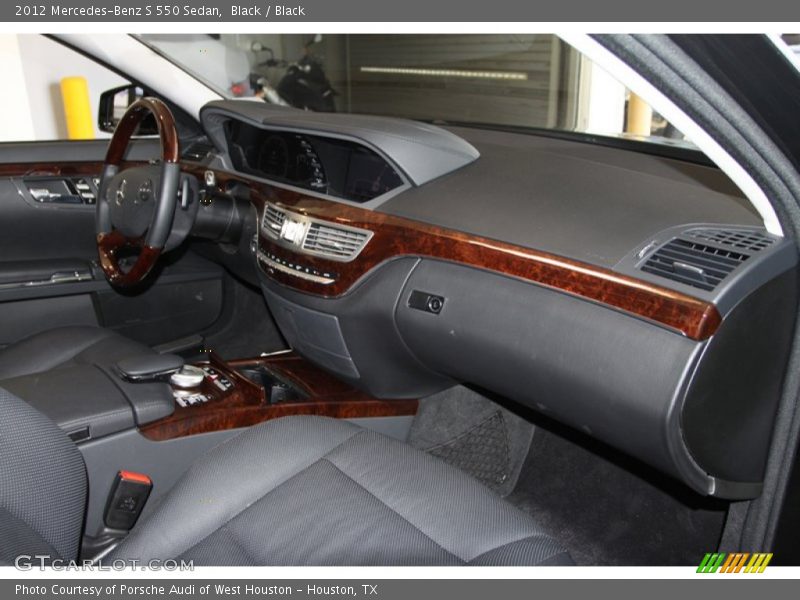 Black / Black 2012 Mercedes-Benz S 550 Sedan