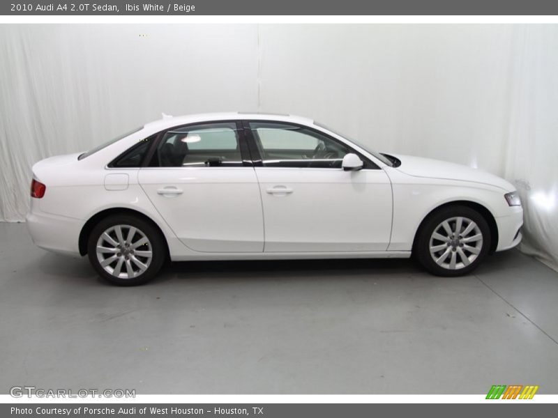 Ibis White / Beige 2010 Audi A4 2.0T Sedan