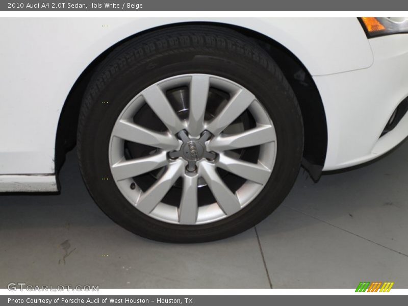 Ibis White / Beige 2010 Audi A4 2.0T Sedan