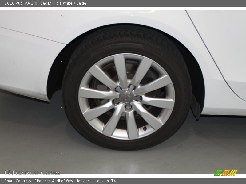 Ibis White / Beige 2010 Audi A4 2.0T Sedan