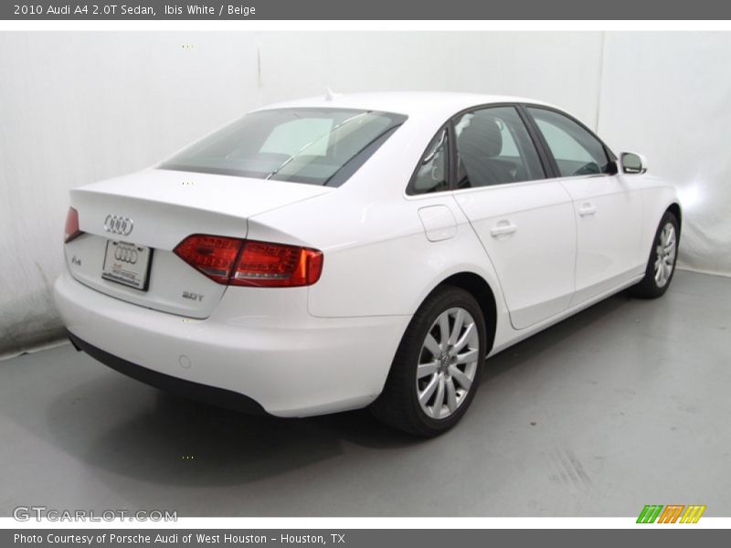 Ibis White / Beige 2010 Audi A4 2.0T Sedan