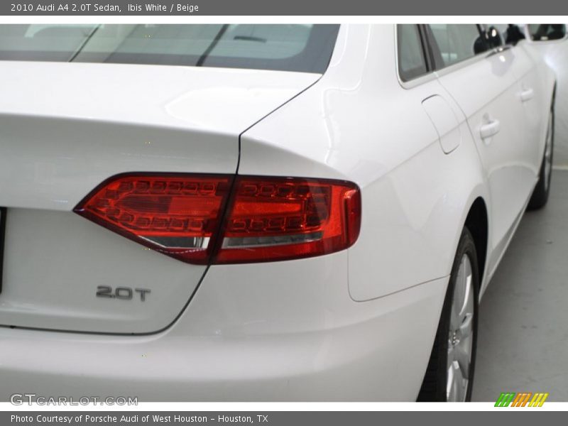 Ibis White / Beige 2010 Audi A4 2.0T Sedan