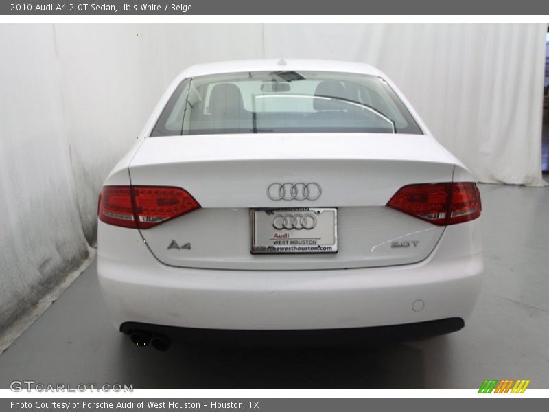 Ibis White / Beige 2010 Audi A4 2.0T Sedan