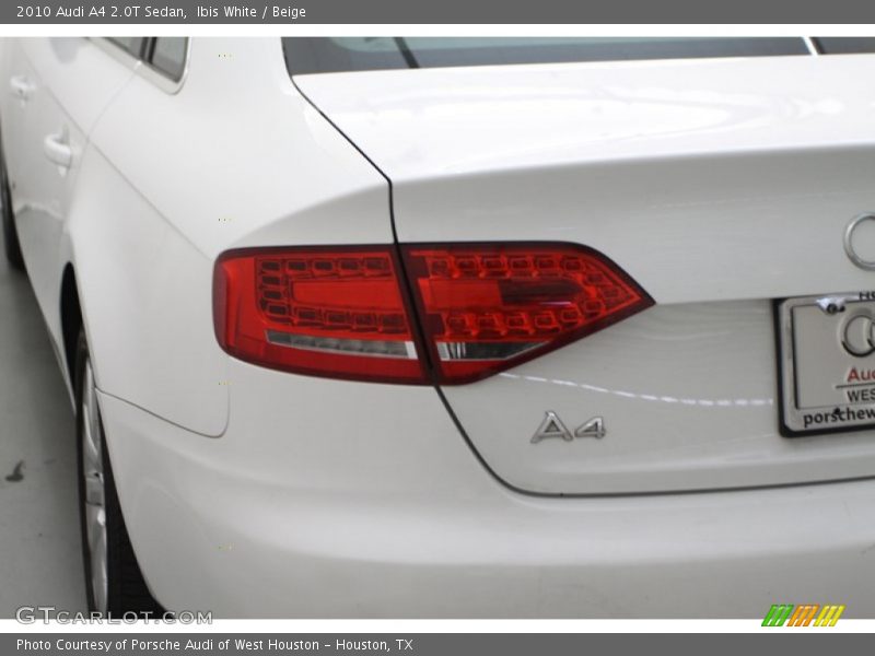 Ibis White / Beige 2010 Audi A4 2.0T Sedan