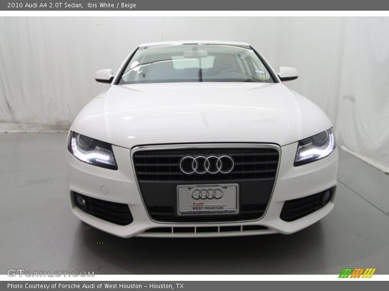 Ibis White / Beige 2010 Audi A4 2.0T Sedan