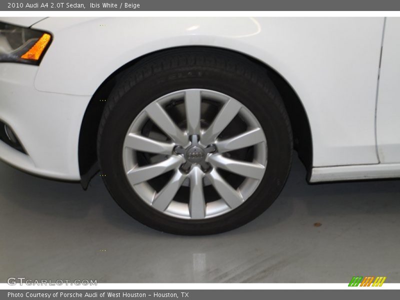 Ibis White / Beige 2010 Audi A4 2.0T Sedan
