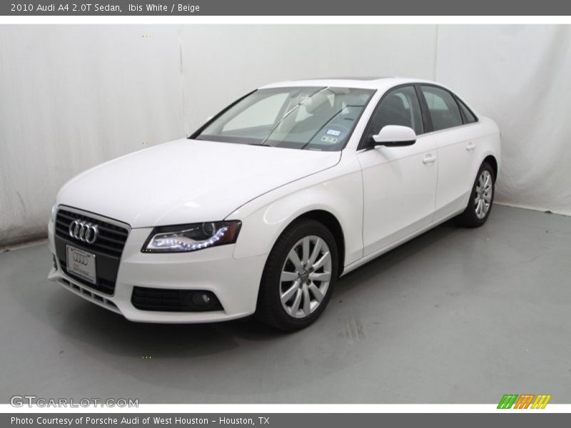 Ibis White / Beige 2010 Audi A4 2.0T Sedan