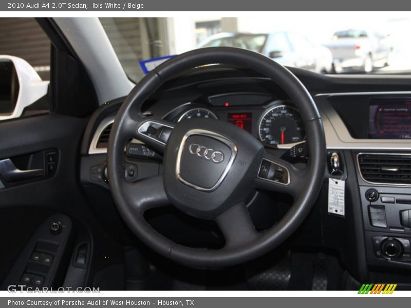 Ibis White / Beige 2010 Audi A4 2.0T Sedan