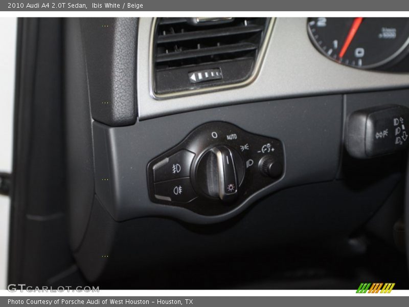 Ibis White / Beige 2010 Audi A4 2.0T Sedan