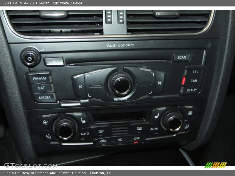 Ibis White / Beige 2010 Audi A4 2.0T Sedan