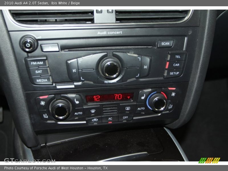 Ibis White / Beige 2010 Audi A4 2.0T Sedan