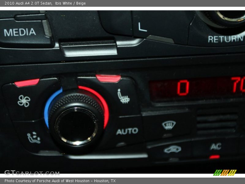 Ibis White / Beige 2010 Audi A4 2.0T Sedan