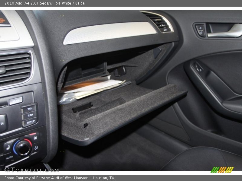 Ibis White / Beige 2010 Audi A4 2.0T Sedan