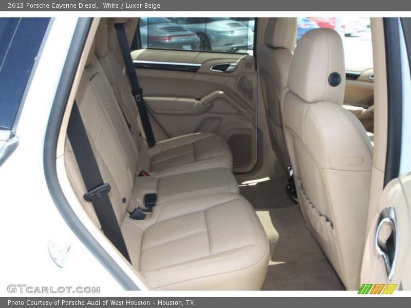 White / Luxor Beige 2013 Porsche Cayenne Diesel
