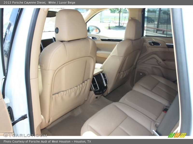 White / Luxor Beige 2013 Porsche Cayenne Diesel