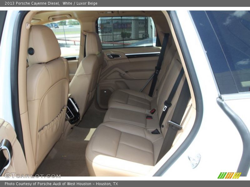 White / Luxor Beige 2013 Porsche Cayenne Diesel